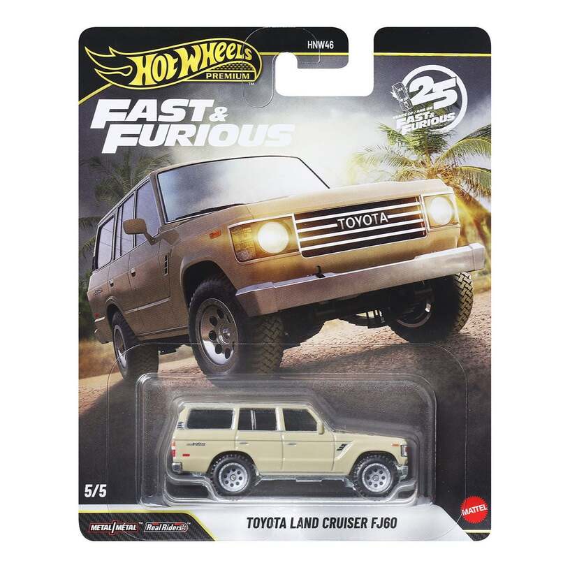 Hot Wheels Premium Toyota Land Cruiser Fj60 Fast & Furious Hnw46