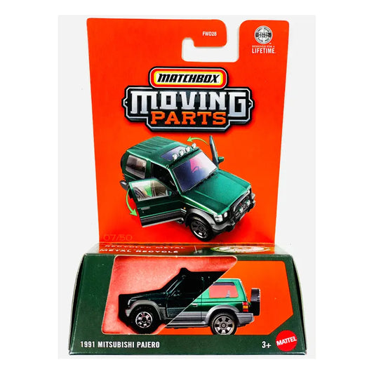 1991 Mitsubishi Pajero Matchbox Moving Parts