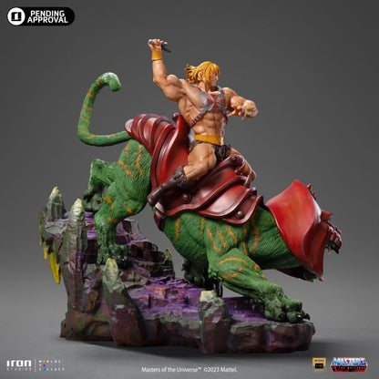 Iron Studios Masters Of The Universe He-Man & Battle Cat 1:10 Art Scale Statue