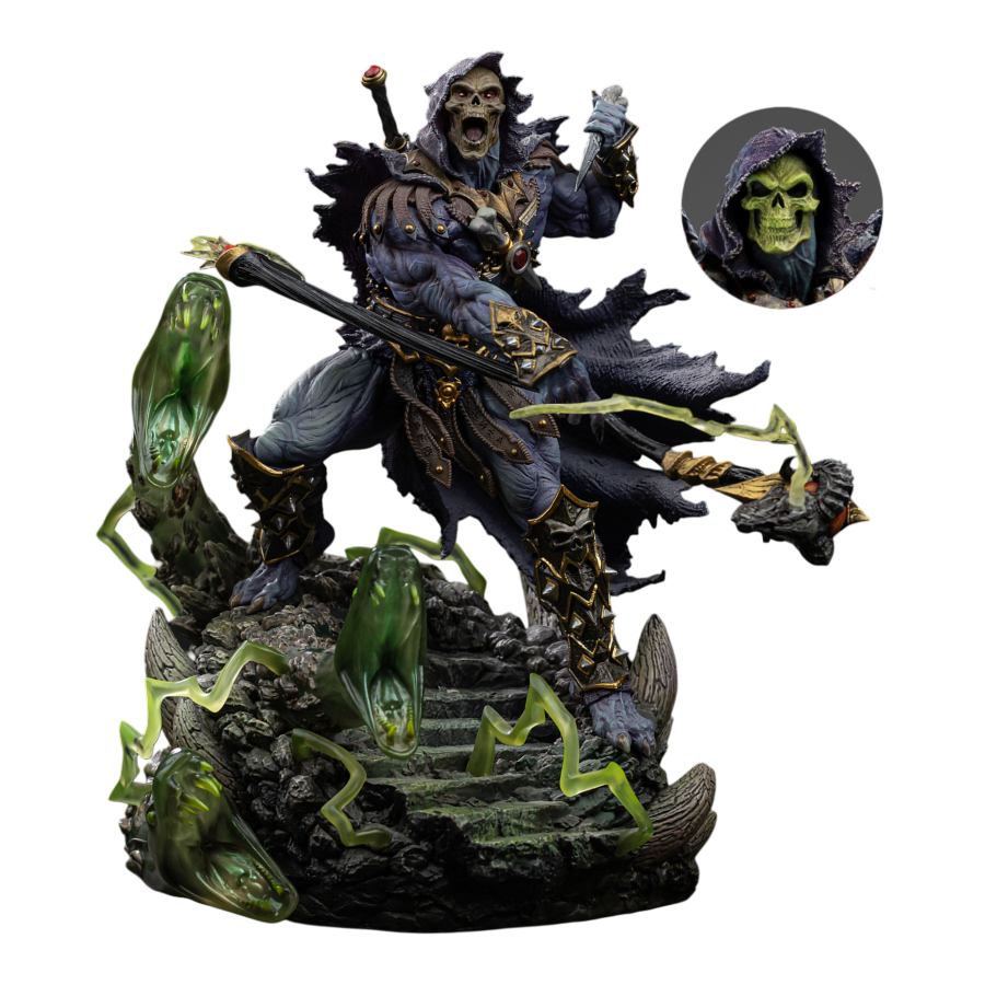 Iron Studios Masters Of The Universe Skeletor Unleashed Deluxe 1:10 Art Scale Statue