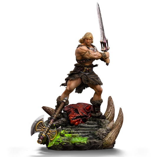 Iron Studios Masters Of The Universe He-Man Unleashed Deluxe 1:10 Art Scale Statue
