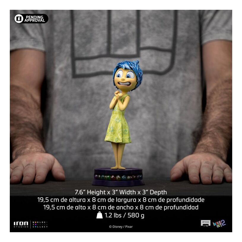 Inside Out 2 – Joy 1:10 Scale Statue