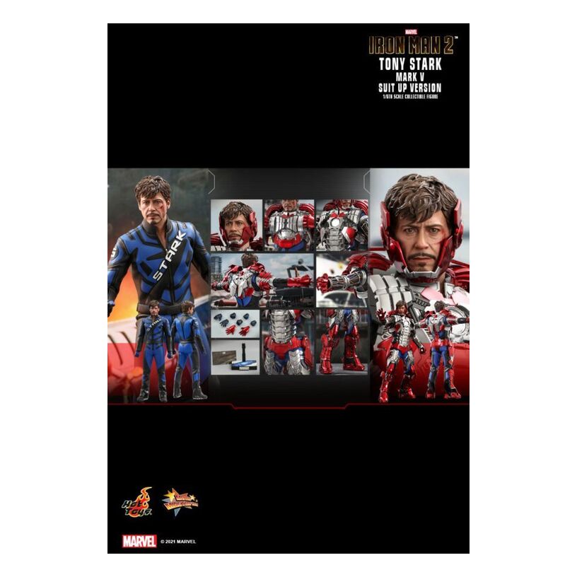 Iron Man 2 – Tony Stark Mark V Suit Up 1:6 Scale Collectable Action Figure