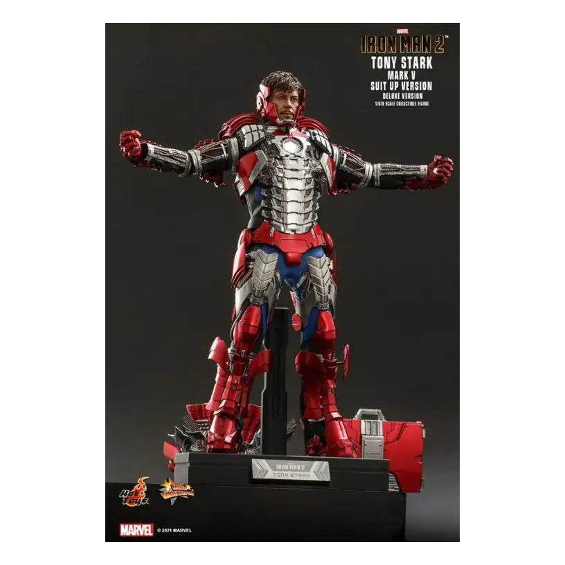 Iron Man 2 – Tony Stark Mark V Suit Up Deluxe 1:6 Scale Action Figure