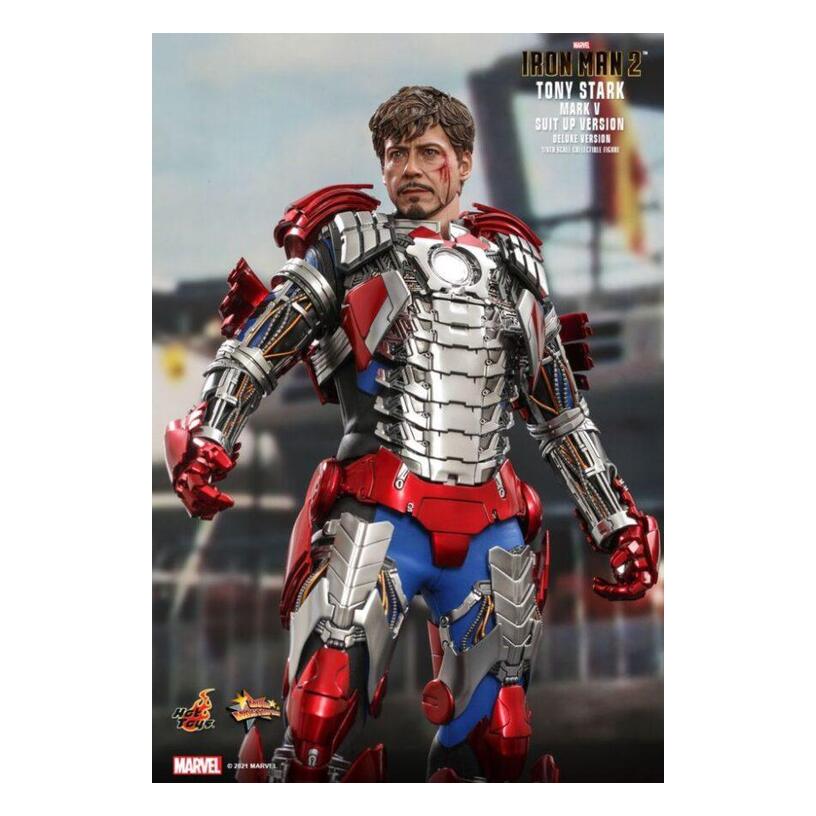 Iron Man 2 – Tony Stark Mark V Suit Up Deluxe 1:6 Scale Action Figure