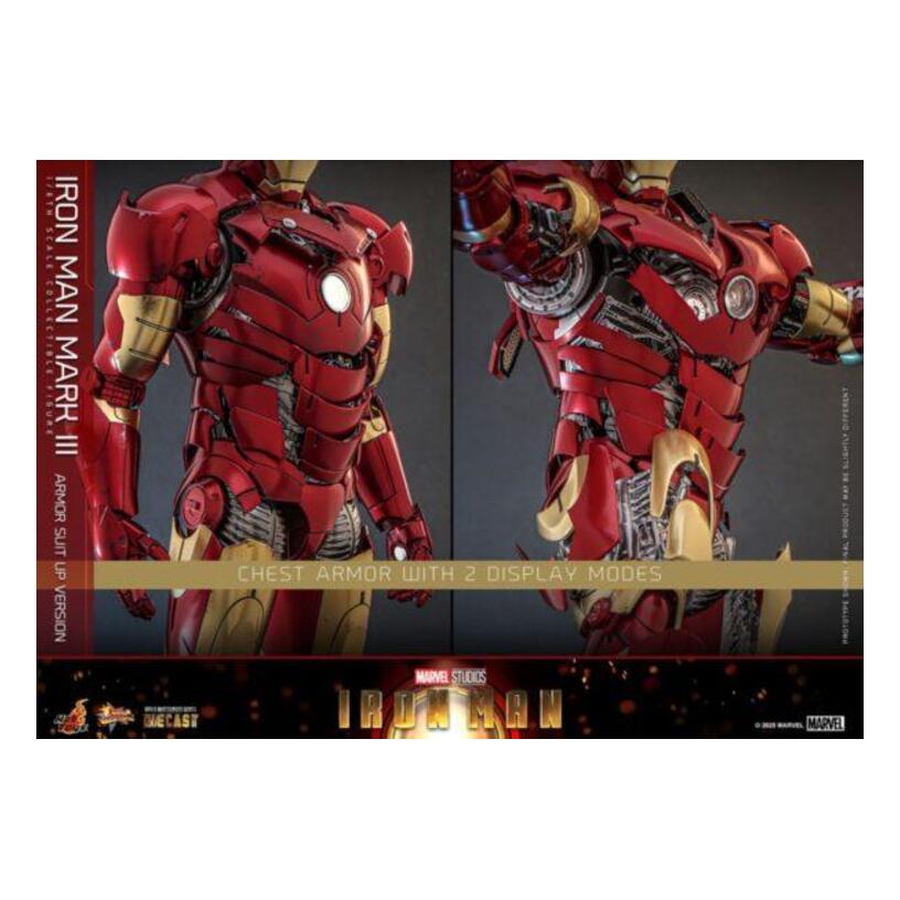 Iron Man Mk3 Armor Suit Up Version Diecast 1:6 Collectable Action Figure