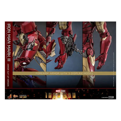Iron Man Mk3 Armor Suit Up Version Diecast 1:6 Collectable Action Figure