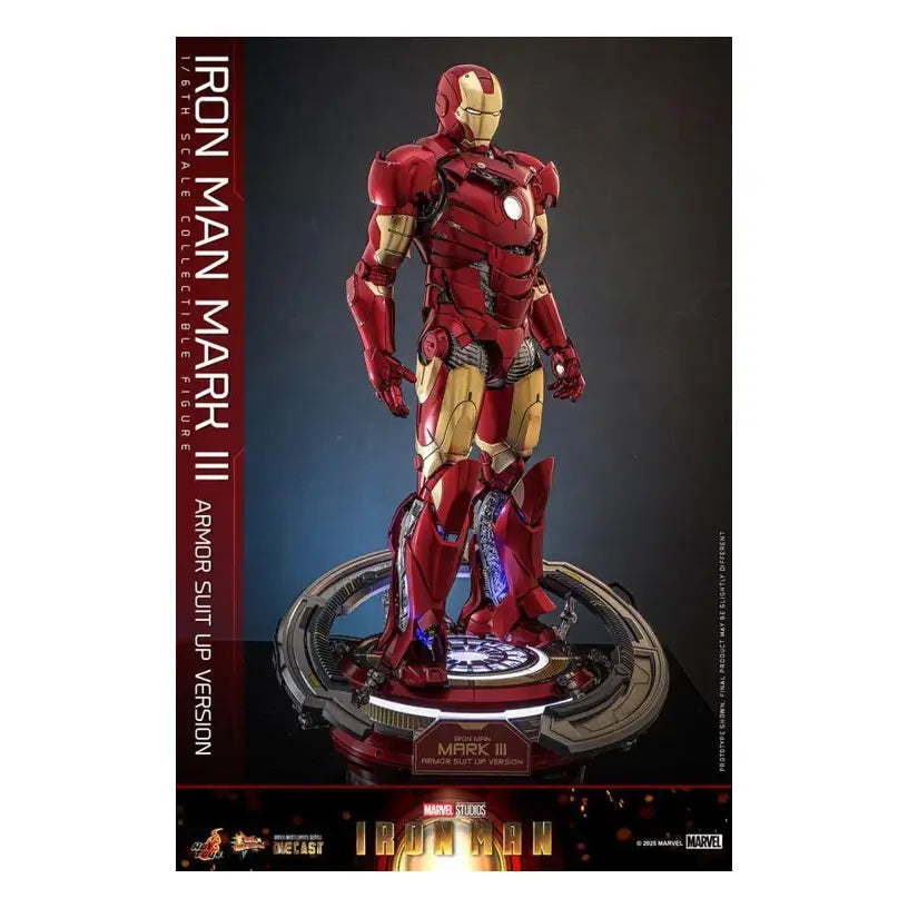 Iron Man Mk3 Armor Suit Up Version Diecast 1:6 Collectable Action Figure