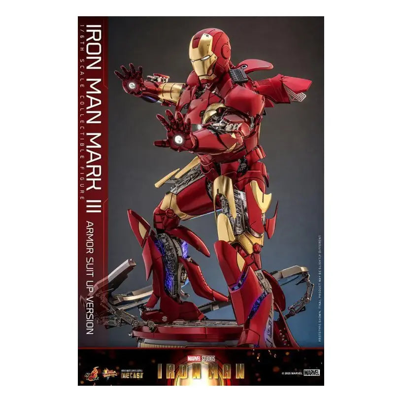 Iron Man Mk3 Armor Suit Up Version Diecast 1:6 Collectable Action Figure