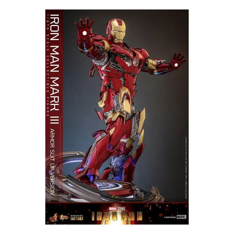 Iron Man Mk3 Armor Suit Up Version Diecast 1:6 Collectable Action Figure