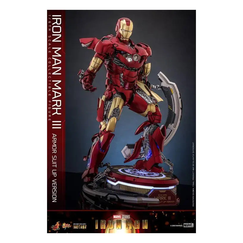 Iron Man Mk3 Armor Suit Up Version Diecast 1:6 Collectable Action Figure