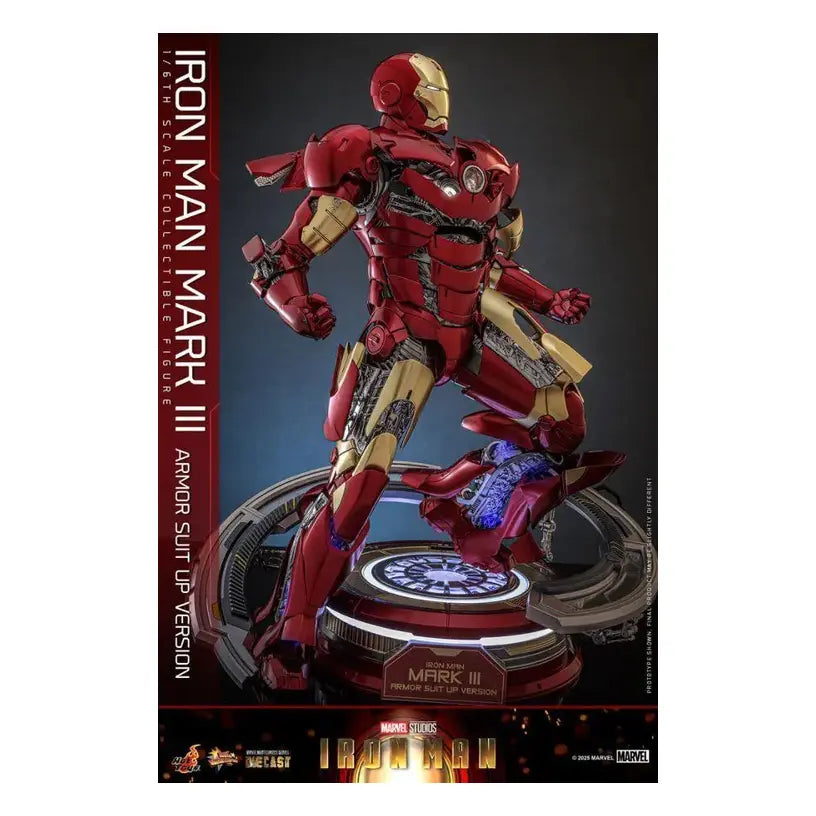 Iron Man Mk3 Armor Suit Up Version Diecast 1:6 Collectable Action Figure