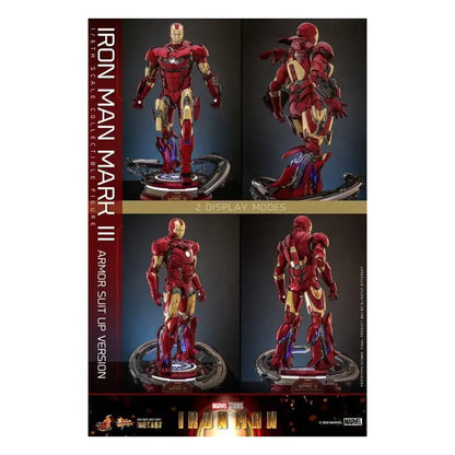 Iron Man Mk3 Armor Suit Up Version Diecast 1:6 Collectable Action Figure