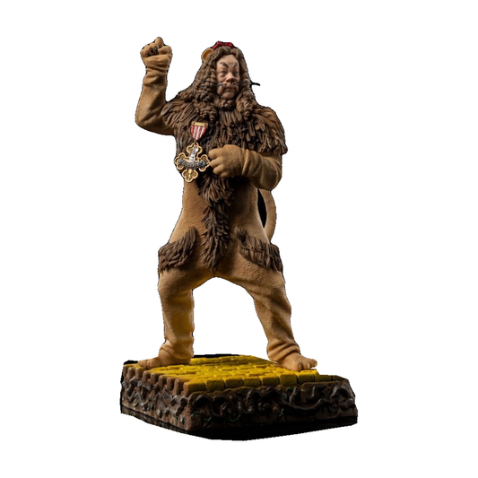 Cowardly Lion - The Wizard of Oz Art Scale 1:10 Statue - Iron Studios â€” Complete statue alternate view on white