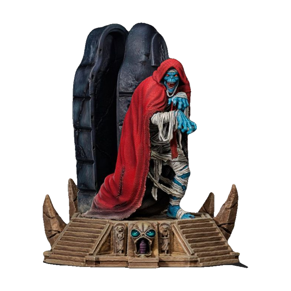 Mumm-Ra Decayed Form Deluxe - ThunderCats Art Scale 1:10 Statue â€” Complete statue alternate view on white