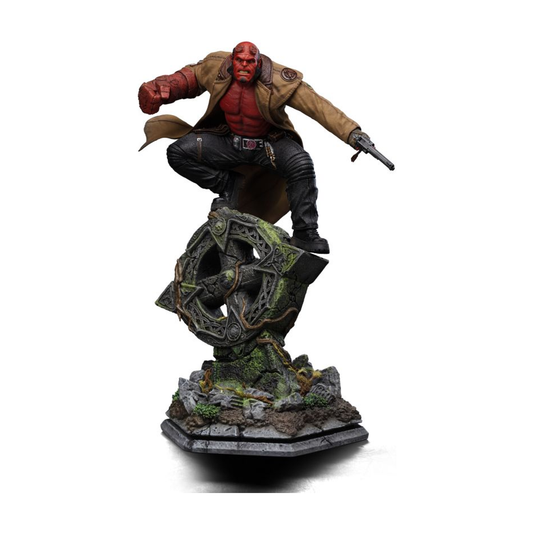 Hellboy - The Golden Army Art Scale 1:10 Statue - Iron Studios â€” Complete statue front view on white