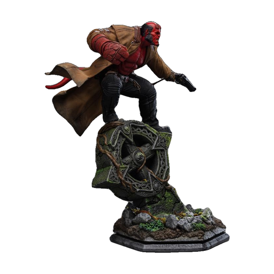 Hellboy - The Golden Army Art Scale 1:10 Statue - Iron Studios â€” Complete statue alternate view on white
