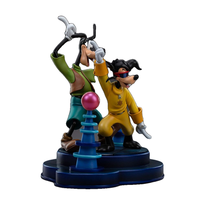 Goofy and Max - A Goofy Movie Art Scale 1:10 Statue - Iron Studios â€” Complete statue rear view on white