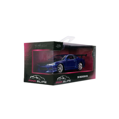 2001 Nissan Silvia (S15) Pink Slips - 1:32 Diecast (Wave 9)