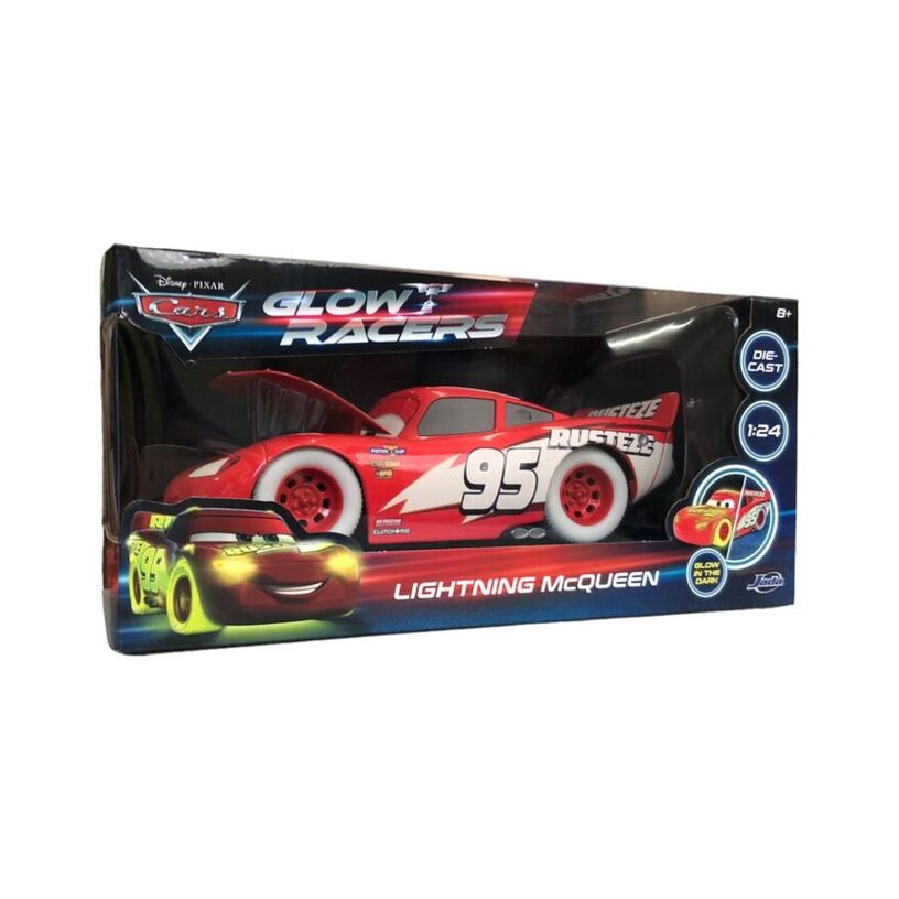 Cars - 1:24 Lightning Mcqueen Glow Diecast Vehicle