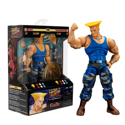 Street Fighter Ii - Guile (Player 2) 6" Figure