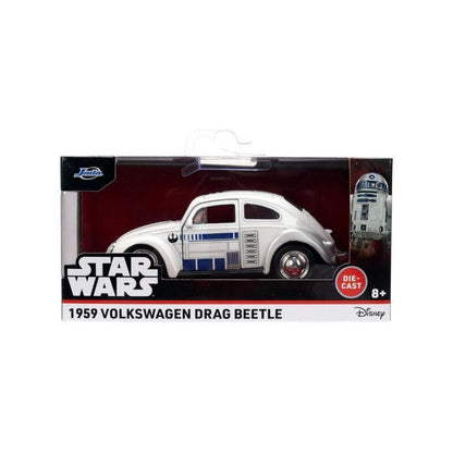 Star Wars – 1:32 1959 Volkswagen Drag Beetle (R2D2) Diecast