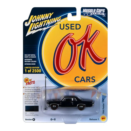Johnny Lightning 1964 Pontiac Gto Nocturne Blue Poly