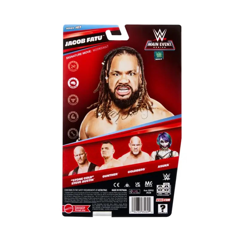 Jacob Fatu - Wwe Mattel Main Event Series 167