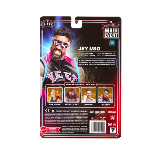 Jey Uso 2026 Wwe Elite Saturday Night'S Main Event Series 1