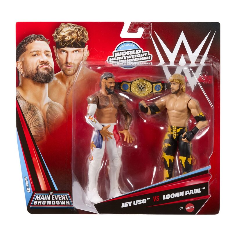 Jey Uso Vs Logan Paul - Wwe Championship Showdown Series 27 2-Pack