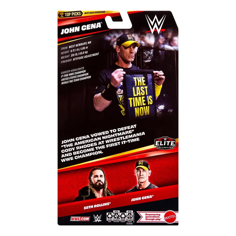 John Cena - Wwe Top Picks Elite Collection 2026 Wave 3 Action Figure