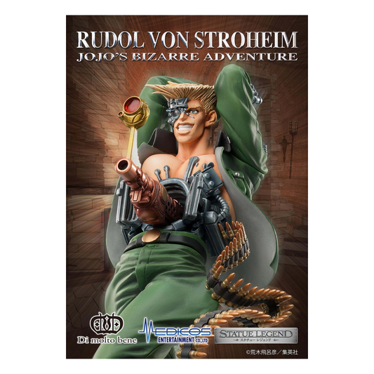 Jojo'S Bizarre Adv Part 2 - Battle Tendency: Statue Legend Rudol Von Stroheim
