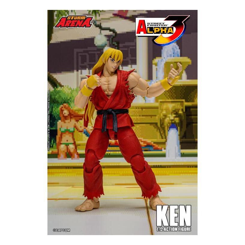 Ken 1/12 Scale Street Fighter Alpha 3 Storm Arena