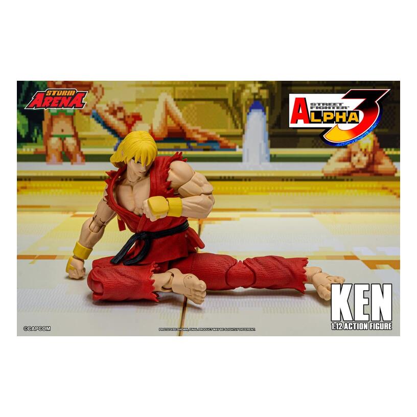 Ken 1/12 Scale Street Fighter Alpha 3 Storm Arena