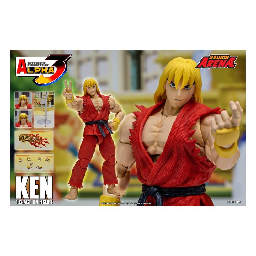 Ken 1/12 Scale Street Fighter Alpha 3 Storm Arena