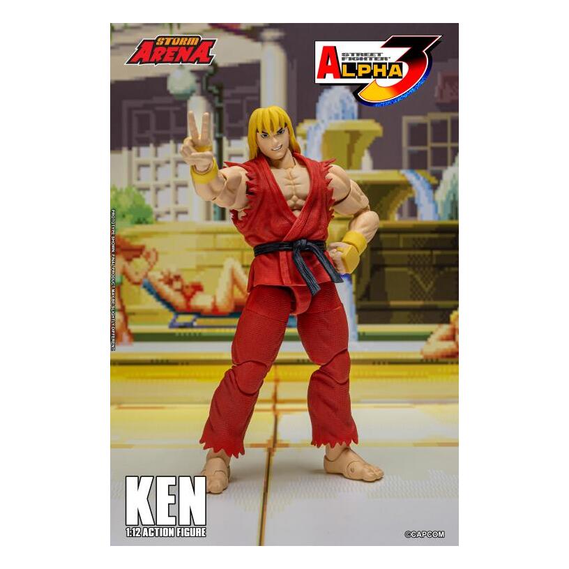 Ken 1/12 Scale Street Fighter Alpha 3 Storm Arena