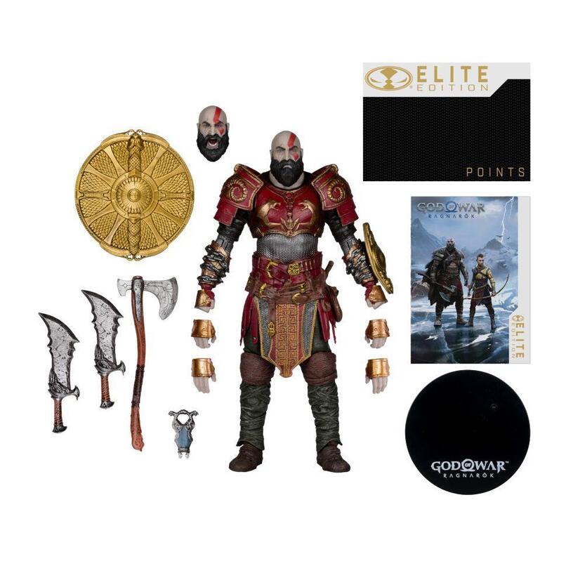 Kratos God Of War Ragnarok 7" Figure With Ares Armor Elite Edition