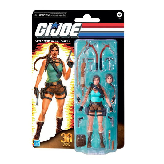 Lara Croft Tomb Raider  G.I. Joe Classified Series Retro Cardback  Figure