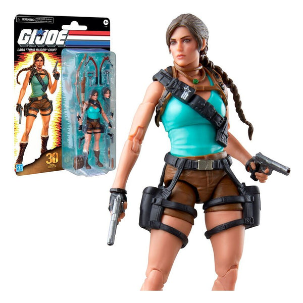 Lara Croft Tomb Raider  G.I. Joe Classified Series Retro Cardback  Figure