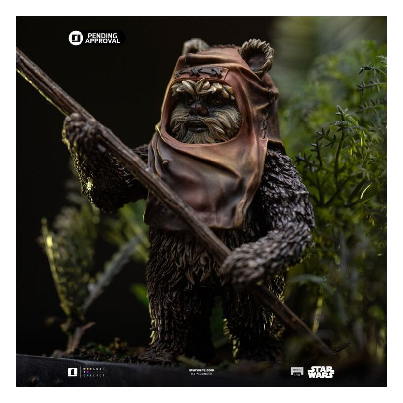 Leia And Wicket Star Wars 1:10 Statue