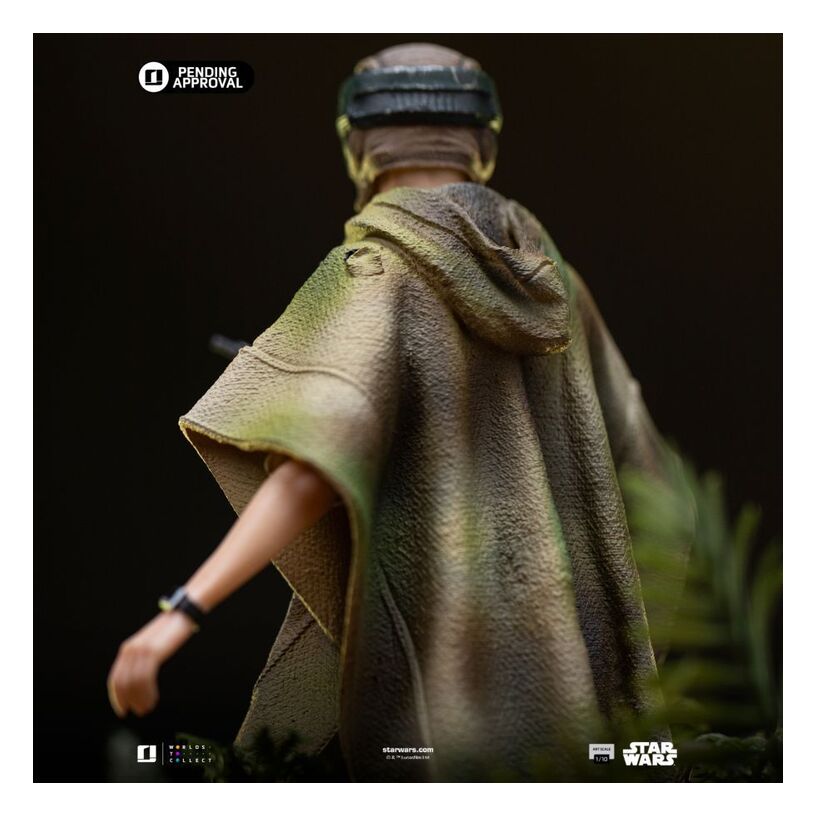 Leia And Wicket Star Wars 1:10 Statue