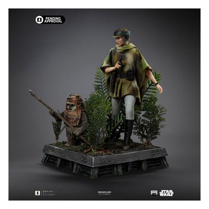 Leia And Wicket Star Wars 1:10 Statue