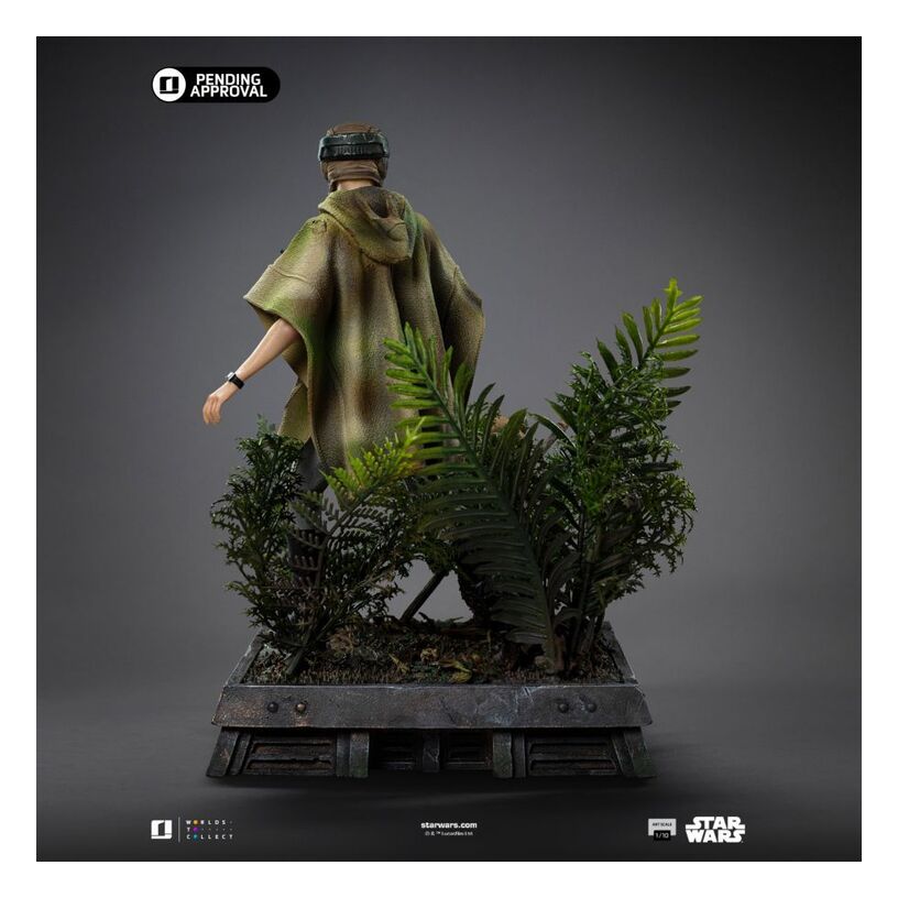 Leia And Wicket Star Wars 1:10 Statue