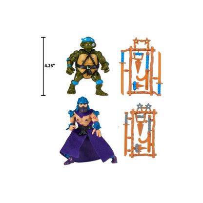Leonardo Vs Shredder 2-Pack Tmnt Cowabunga Forever