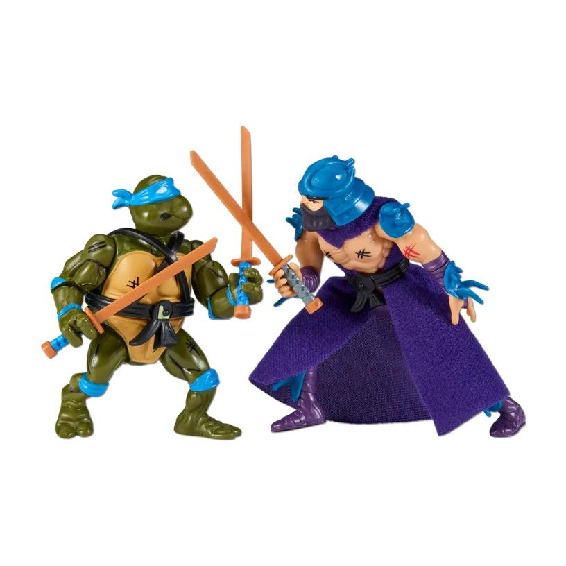 Leonardo Vs Shredder 2-Pack Tmnt Cowabunga Forever