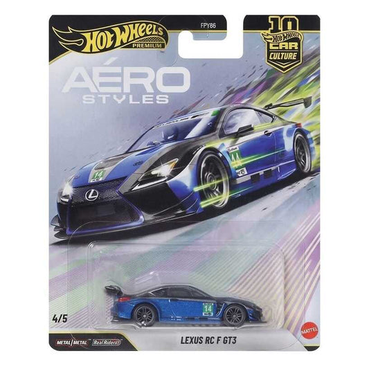 Lexus Rc F Gt3 Fpy86 Hot Wheels Premium Aero Styles Vehicle