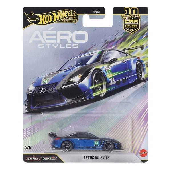 Lexus Rc F Gt3 Fpy86 Hot Wheels Premium Aero Styles Vehicle