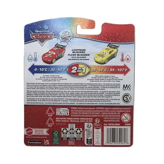Lightning Mcqueen Disney Cars Color Changer Race To Celebrate
