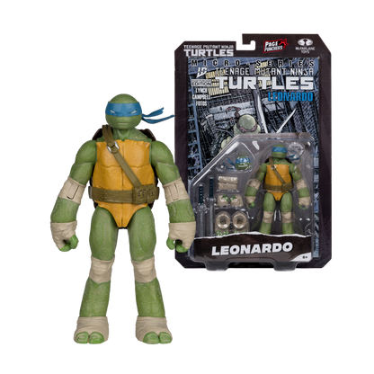 Teenage Mutant Ninja Turtles - Leonardo Page Punchers 5" Figure With Comic