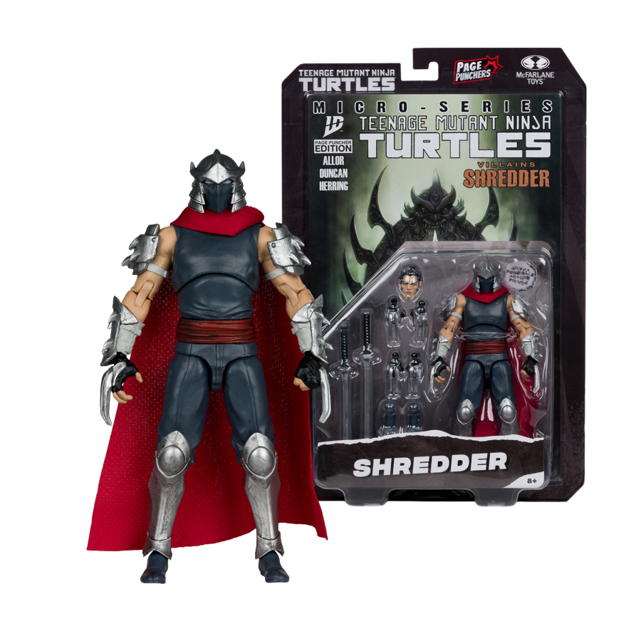 Teenage Mutant Ninja Turtles - Shredder Page Punchers 5" Figure With Comic